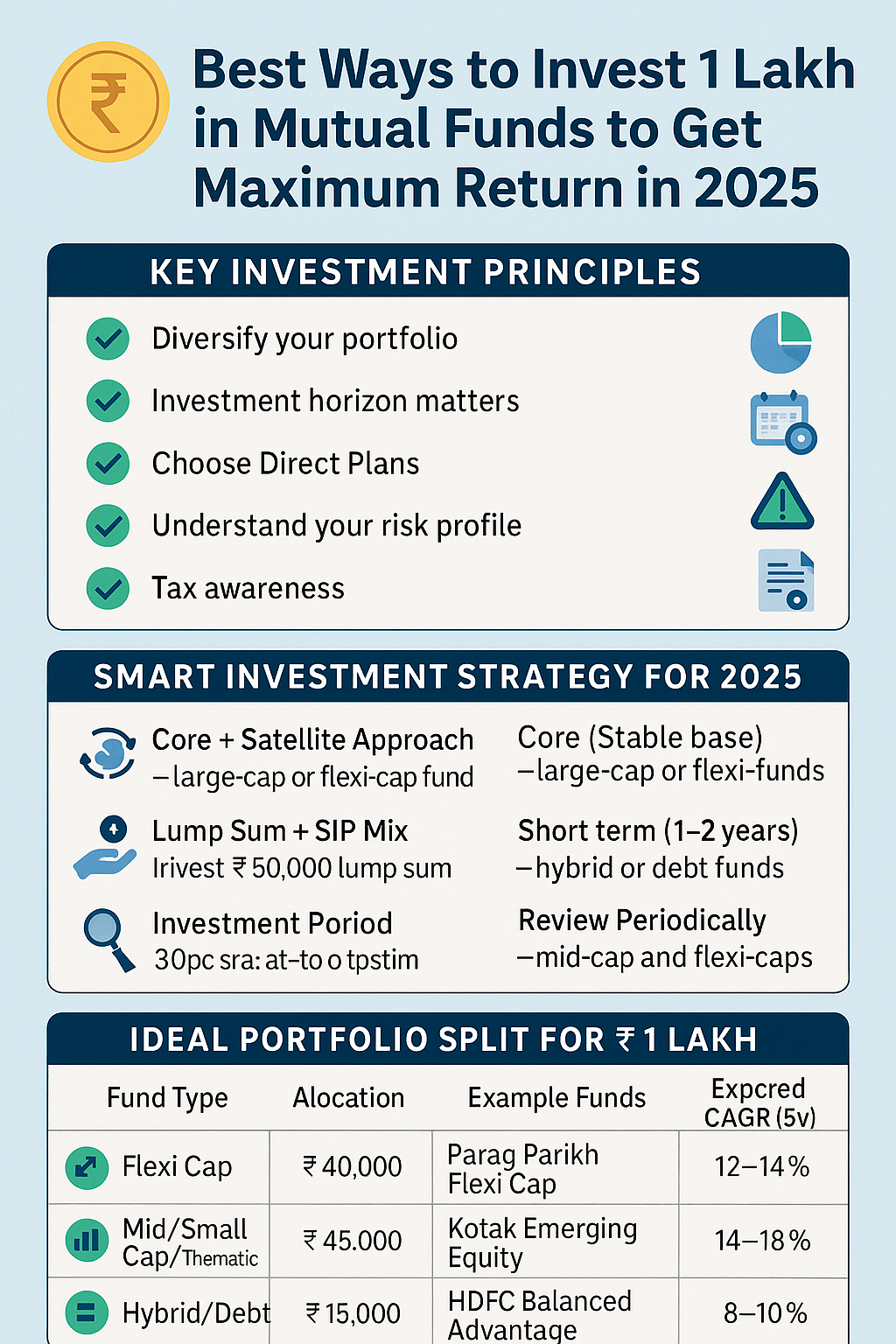 invest 1 lakhs in mutual fund